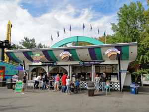 The Star stand continues to impress with its upswept roof.