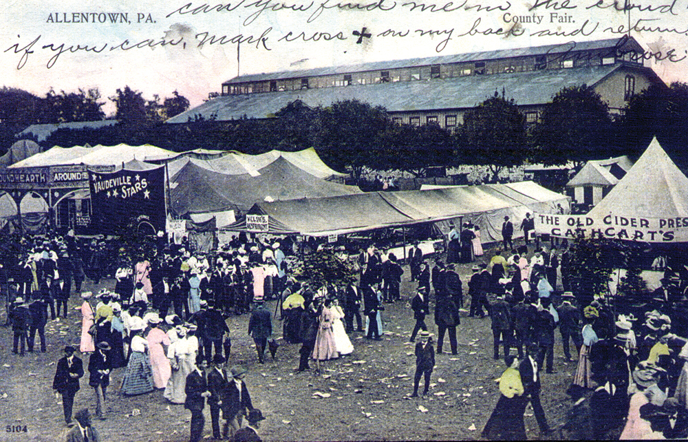 A view of the Midway in the early 20th century.