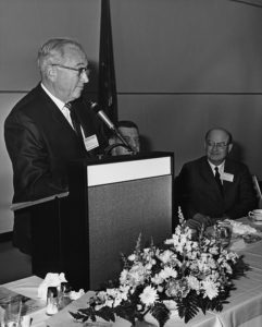 S. K. Stevens at the first conference on historic preservation. 
