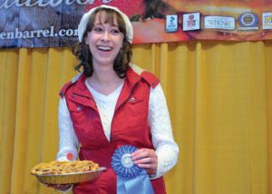 Susanna Haines won the first-place ribbon in the 2015 apple pie contest. Pennsylvania Department of Agriculture.
