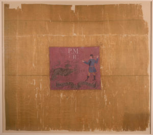 Flag of the First Pennsylvania Regiment of the Continental Line in the American Revolutionary War. PHMC