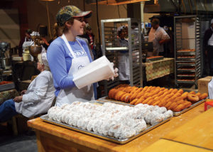 Milkshakes, mushrooms, cheesesteaks, baked potatoes and potato donuts have been favorites for years at the Food Court.