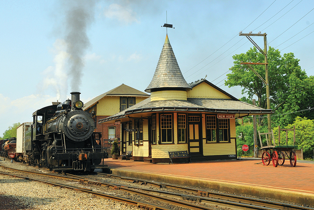 New Hope Railroad Station, New Hope Historic District, Bucks County Visit Bucks County and New Hope & Ivyland Railroad