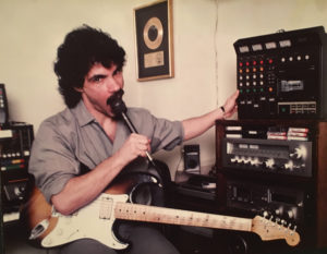 Oates with the synthesizer on which he composed the 1984 hit “Out of Touch.” Courtesy of John Oates 