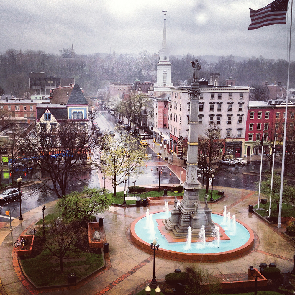 Centre Square, Easton Historic District, Northampton County. Greater Easton Development Partnership/Photo by Amy Boccadoro