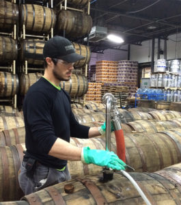Cellarman Zane Miller at Weyerbacher
