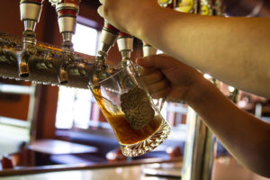 Tapping fresh brew at Fegley’s Bethlehem Brew Works.