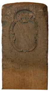 Elaborate markers each featured the Penn and Calvert family coats of arms on sides facing Pennsylvania, left, and Maryland, right, respectively. This marker is in the collection of The State Museum of Pennsylvania and is currently on display in the Pennsylvania Icons exhibit. The State Museum of Pennsylvania/Photos by Don Giles
