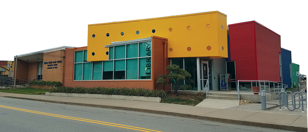 Architecture designed to inspire. Sharpsburg Community Library, Sharpsburg, Allegheny County.