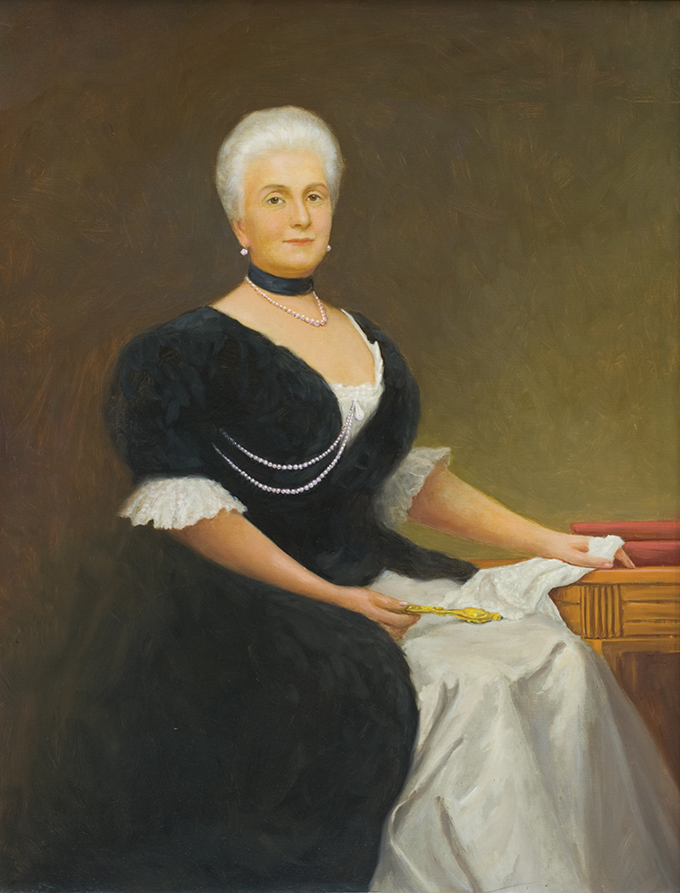 Harriet Lane Johnston by Ted Morrow from an original 1899 portrait by George Chickering Munzig.