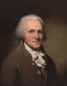 Charles Willson Peale painted this oil-on-canvas self-portrait around 1791. A few years earlier he had opened a museum in Philadelphia to exhibit his paintings along with specimens of birds and animals he had collected.