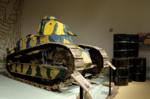 The Pennsylvania Military Museum’s 6-ton M1917 as it appeared before the latest round of conservation work. Visitors to the museum can now see the fully restored tank.