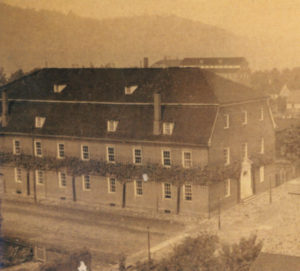 The Feast Hall/Museum Building at Economy housed the Natural History Museum on the ground floor with a large communal gathering space on the floor above. Old Economy Village