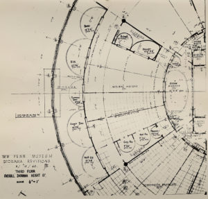 Mammal Hall was part of the original plan for the new State Museum of Pennsylvania building, as shown on this sketch dated March 15, 1962. The museum opened to the public in 1965, with the completed Mammal Hall following in 1968.