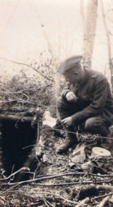 Truxal revisited the battlefields of France in February 1919 to search for Company C’s MIAs. Somerset Historical Center/Truxal Collection