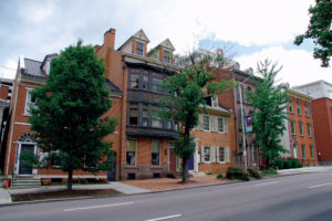 Called Governors' Row, the houses on the first block of North Front Street in Harrisburg served as Pennsylvania governors' residences in the early 19th century.