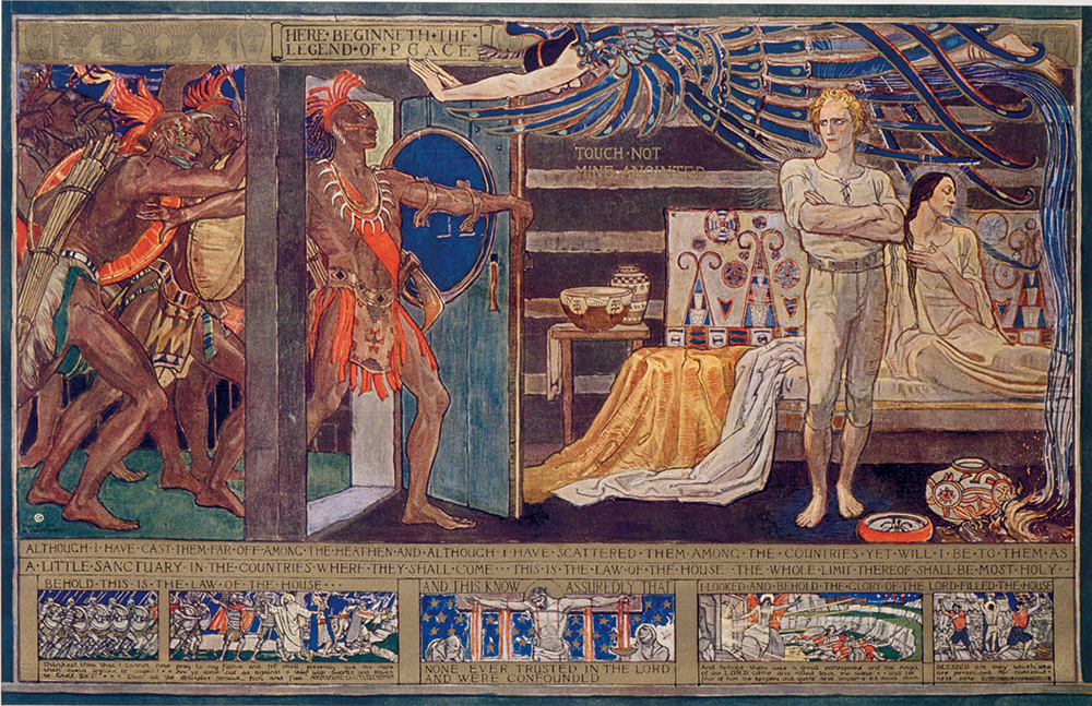 The Little Sanctuary in the Wilderness mural, Senate Chamber.