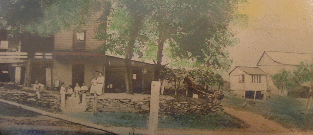 Through hard work and full family participation, the Ruths progressed from slavery to owning a Chester County farm in one generation. Family members are gathered on the house porch, c. 1900. Courtesy Gwendolyn Ruth Dickinson