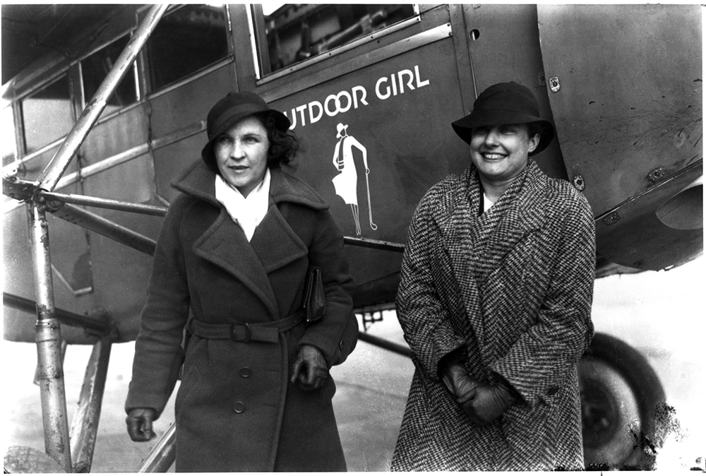 With copilot Frances Marsalis, Richey set a women’s endurance world record for staying airborne for 211 hours in 1933. Rudy Arnold Photo Collection, Smithsonian National Air and Space Museum (NASM 91-212)