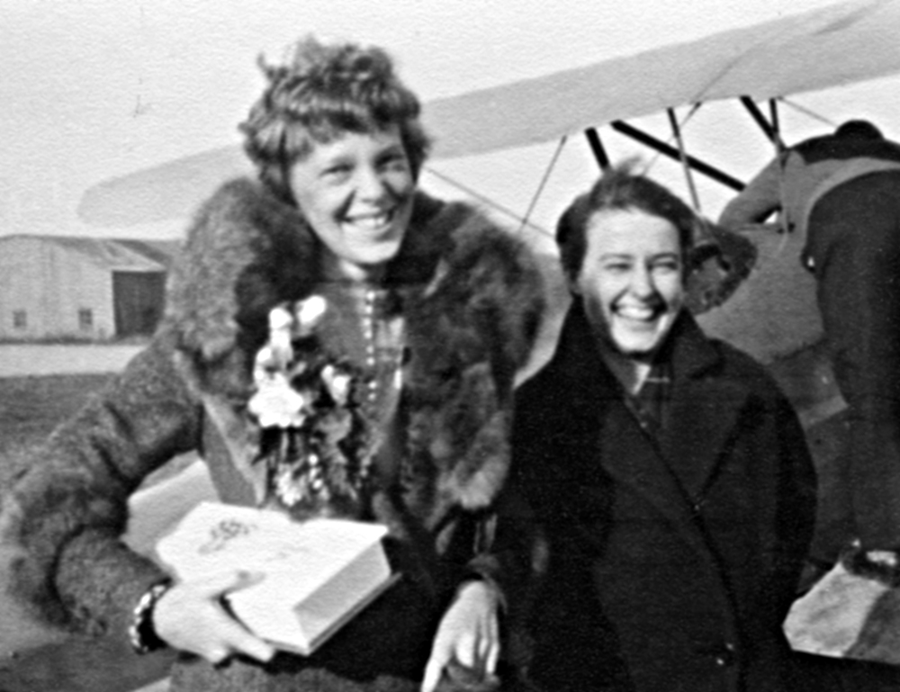 Amelia Earhart and Richey flew together in the 1936 Bendix Air Race in Earhart’s Lockheed Electra. Courtesy of the San Diego Air & Space Museum