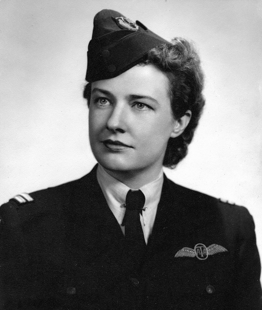 Richey in her British Air Transport Authority uniform during World War II. Courtesy of the San Diego Air & Space Museum