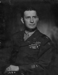 Col. Daniel Strickler, as commander of the 110th Infantry Regiment, 28th Division, 1944. Pennsylvania State Archives, MG-356