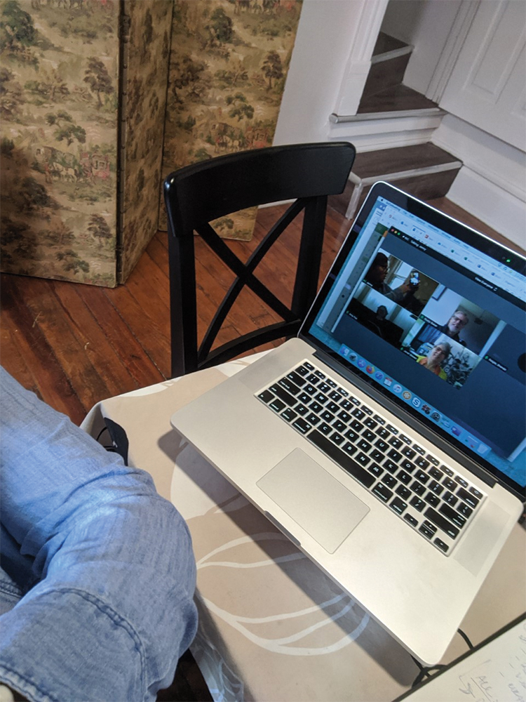 In a scene becoming increasingly familiar, PHMC and PA Museums staff used an online meeting to discuss progress on a grant-funded project to improve access and inclusion at historic sites and museums. PA Museums / Photo by Jenny Angell