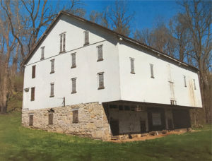The circa 1881 Melester Barn in South Middleton Township, Cumberland County. Pennsylvania State Historic Preservation Office