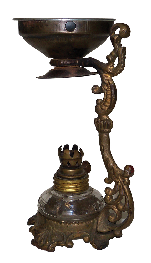 The Somerset Historical Center featured this object from its collection for Whatsit Wednesday on Facebook. The curator later revealed this to be a Vapo-Cresolene Vaporizer, falsely promoted in the 1880s as a remedy for all kinds of respiratory illnesses. Somerset Historical Center