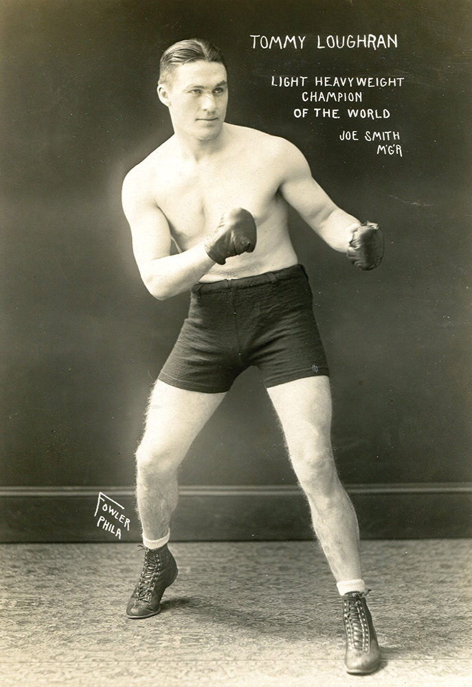 Tommy Loughran was the World Light Heavyweight Champion, 1927–29. Courtesy PhillyBoxingHistory.com