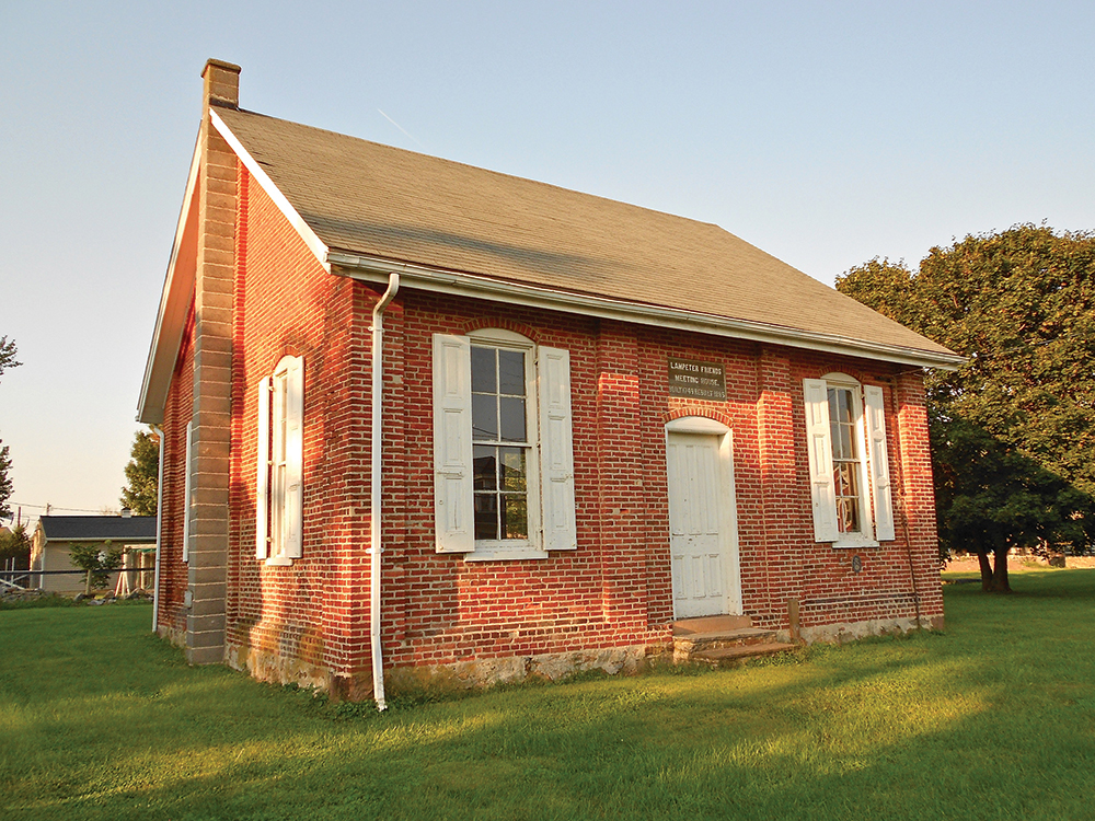 Gibbons was a devoted Quaker who worshipped at the Lampeter Friends Meetinghouse in Bird-in-Hand, where she also frequently lectured. Wikimedia Commons / Smallbone