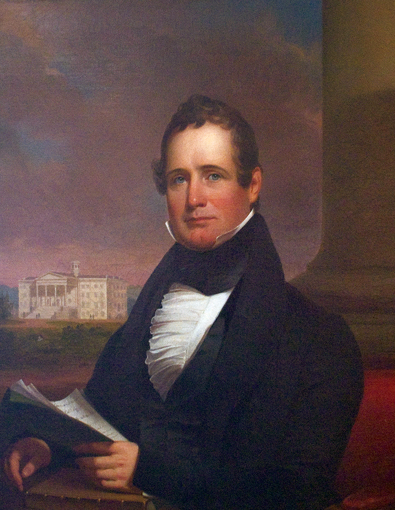 Pennsylvania politician and Gibbons family friend Thaddeus Stevens was the subject of a magazine article Phebe wrote for Packard’s Monthly. This portrait of Stevens as a young state legislator by Lancaster native Jacob Eichholtz (1776–1842) was painted in 1838. Special Collections and College Archives, Gettysburg College