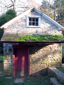 At the original milkhouse of the farm, Mountain Mary processed and stored the butter and cheese that she regularly conveyed to Philadelphia markets. Photo, Patrick J. Donmoyer