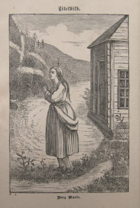 Mountain Mary, from a series of engravings by F. Schlitte, in Ludwig A. Wollenweber’s Die Berg-Maria, 1880. Heilman Collection of Patrick J. Donmoyer