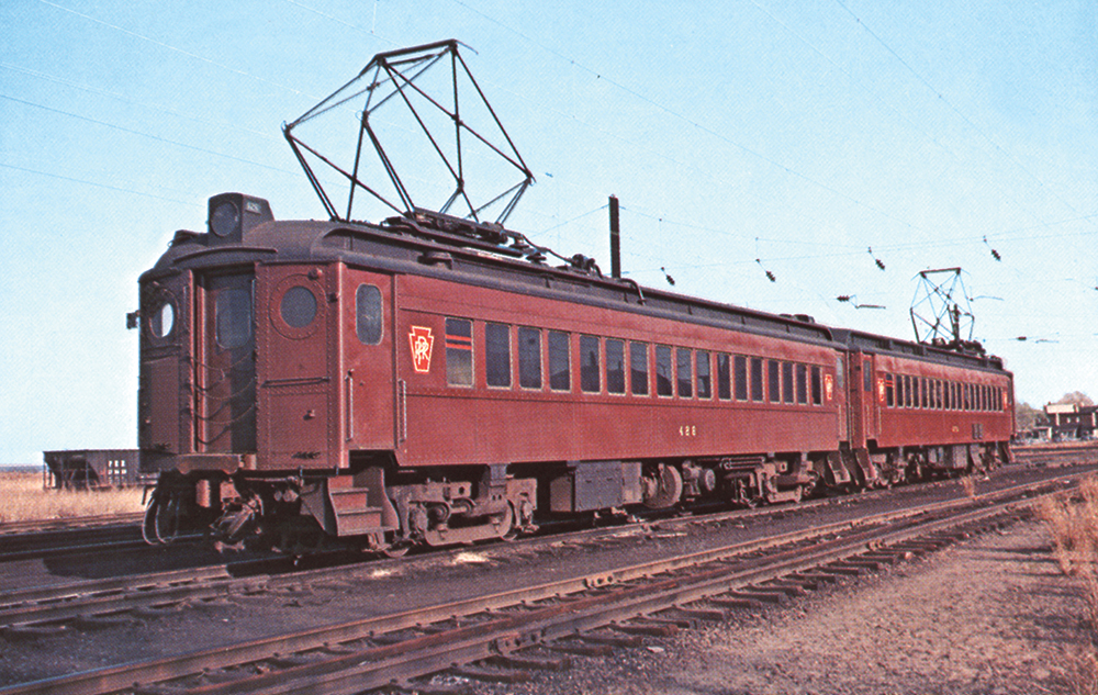 For many years, passengers on the Paoli Local rode in Pennsylvania Railroad cars like this one. Photograph courtesy of Tredyffrin Easttown Historical Society Image Collection, tehistory.org