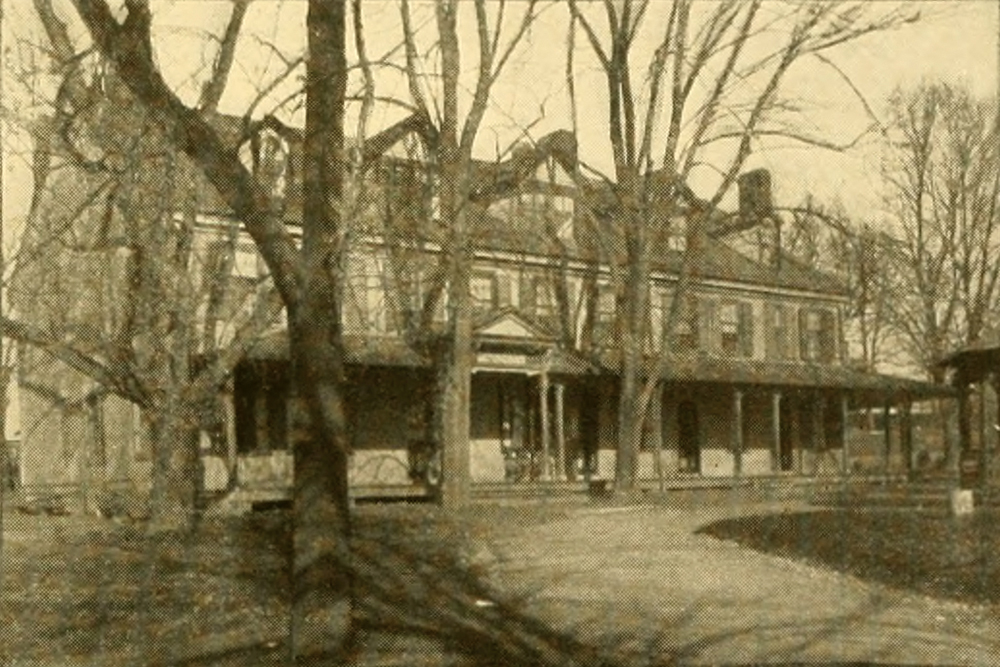 The owners of the historic Paoli Inn may have lobbied to get the Philadelphia & Columbia Railroad routed through Paoli. From Julius F. Sachse, The Wayside Inns on the Lancaster Roadside Between Philadelphia and Lancaster, 2nd ed. (New Era, 1912)