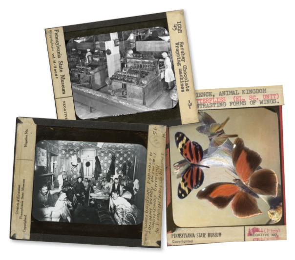 Lantern slides from the collection of the Pennsylvania State Archives.
