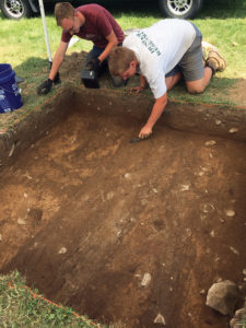 The Friends of Fort Halifax Park received the Community Initiative Award for their archaeology work as well as their preservation of the farm complex buildings at the park. Courtesy Joe Baker