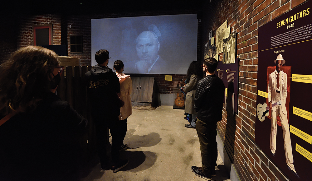 The third act in the AWAACC exhibit on Wilson’s life and career, “The Street,” is a multimedia journey through Wilson’s 10 American Century Cycle plays. Exhibit, August Wilson African American Cultural Center / Photo, PHMC