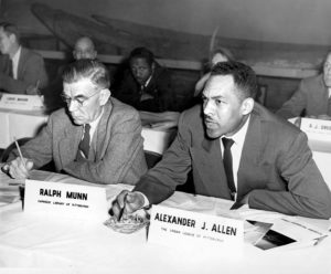 Alexander Allen’s ejection from Highland Park in June 1951 strengthened the resolve of the African American community to desegregate the all-white public pool, the city’s largest. Allen was executive secretary of the Urban League of Pittsburgh at the time. Courtesy of Pittsburgh Post-Gazette