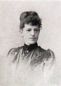 Blanche Dillaye, art educator and prominent figure of the etching revival movement at the turn of the 20th century, was the first president of the Plastic Club. From A Woman of the Century (Charles Wells Moulton, 1893)