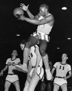 At Wampum High, Allen excelled in basketball, leading his team to the Division B state championship and earning All-American honors. Courtesy of Richard Allen Jr.
