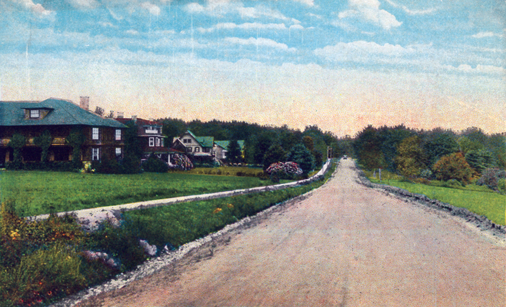 Eagles Mere cottages, many dating to the late-19th century, survive today as part of the Eagles Mere Historic District, listed in the National Register of Historic Places. Collection of Peter S. Seibert