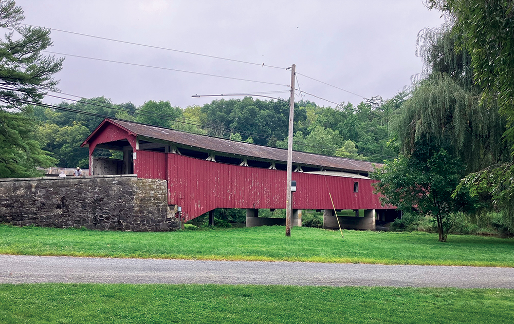 Bogert Covered Bridge in Allentown is one of the more than 200 covered bridges in Pennsylvania. City of Allentown / Photo by Bryne Heffner-Bair