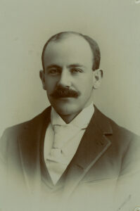 George Thomas McGuire, team captain and quarterback for Mansfield. Mansfield University Archives