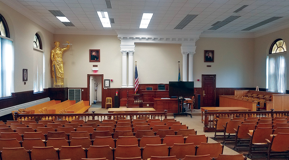 Cameron County Courthouse interior. Photo, Pennsylvania State Historic Preservation Office