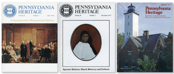 The Commemorative Bicentennial Edition, June 1976; Black History and Culture special edition, December 1977; and the Spring 1979 edition, with new cover design.