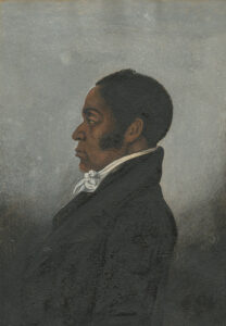 James Forten, circa 1818. It is unknown who painted this watercolor profile portrait of Forten, but some historians speculate that it may have been created by African American painter Robert Douglass Jr., who was a friend of the Forten family in Philadelphia. Collection of the Historical Society of Pennsylvania