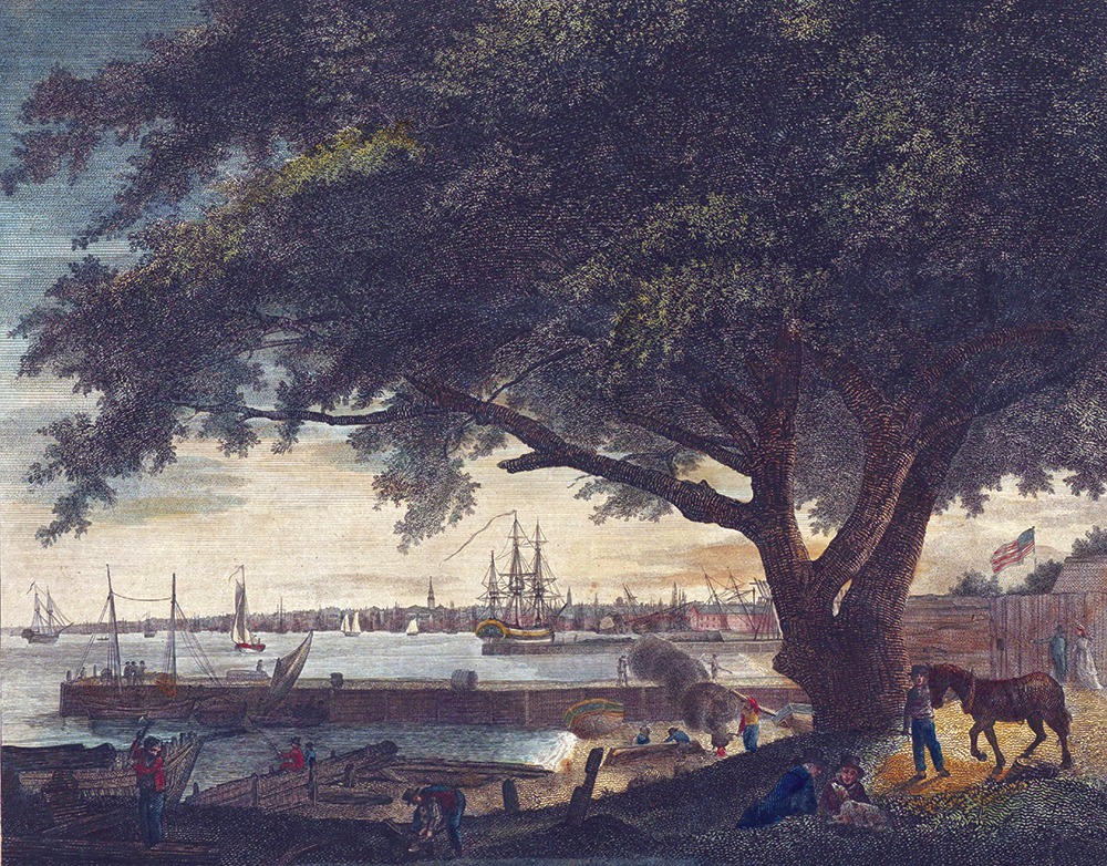 Forten grew up along the Delaware River in Philadelphia where his father Thomas was a sailmaker at Robert Bridges’ Sail-Loft. Forten learned the trade by observing his father at work. Philadelphia Museum of Art