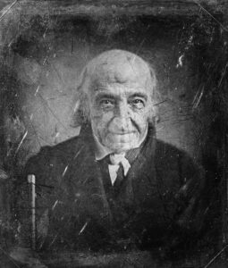 Following his retirement from public life, Gallatin became the first president of the National Bank in the City of New York, president of the New-York Historical Society, and cofounder and first president of the American Ethnological Society. This daguerreotype was made circa 1845. Library of Congress, Daguerreotype Collection